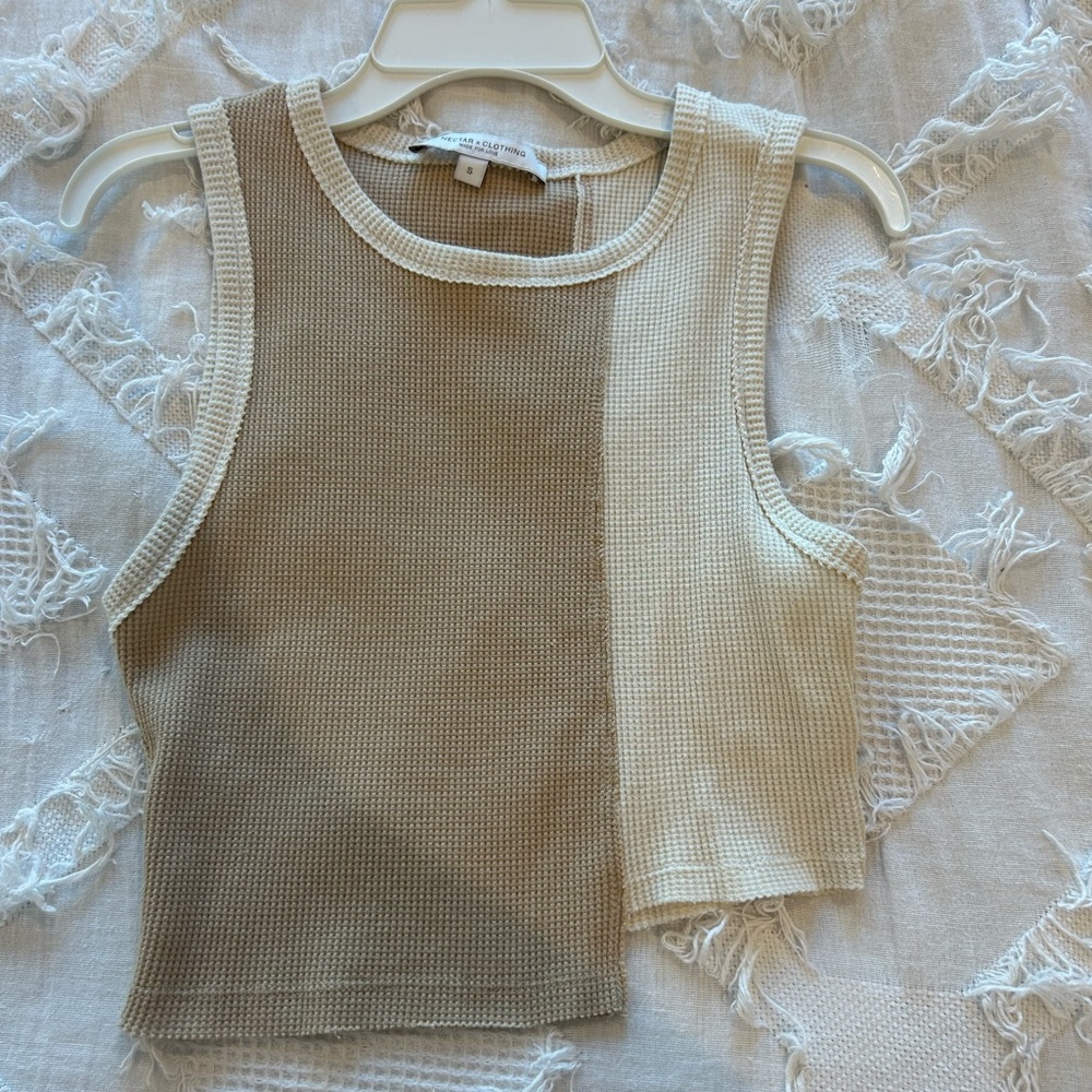 Asymmetrical tank top